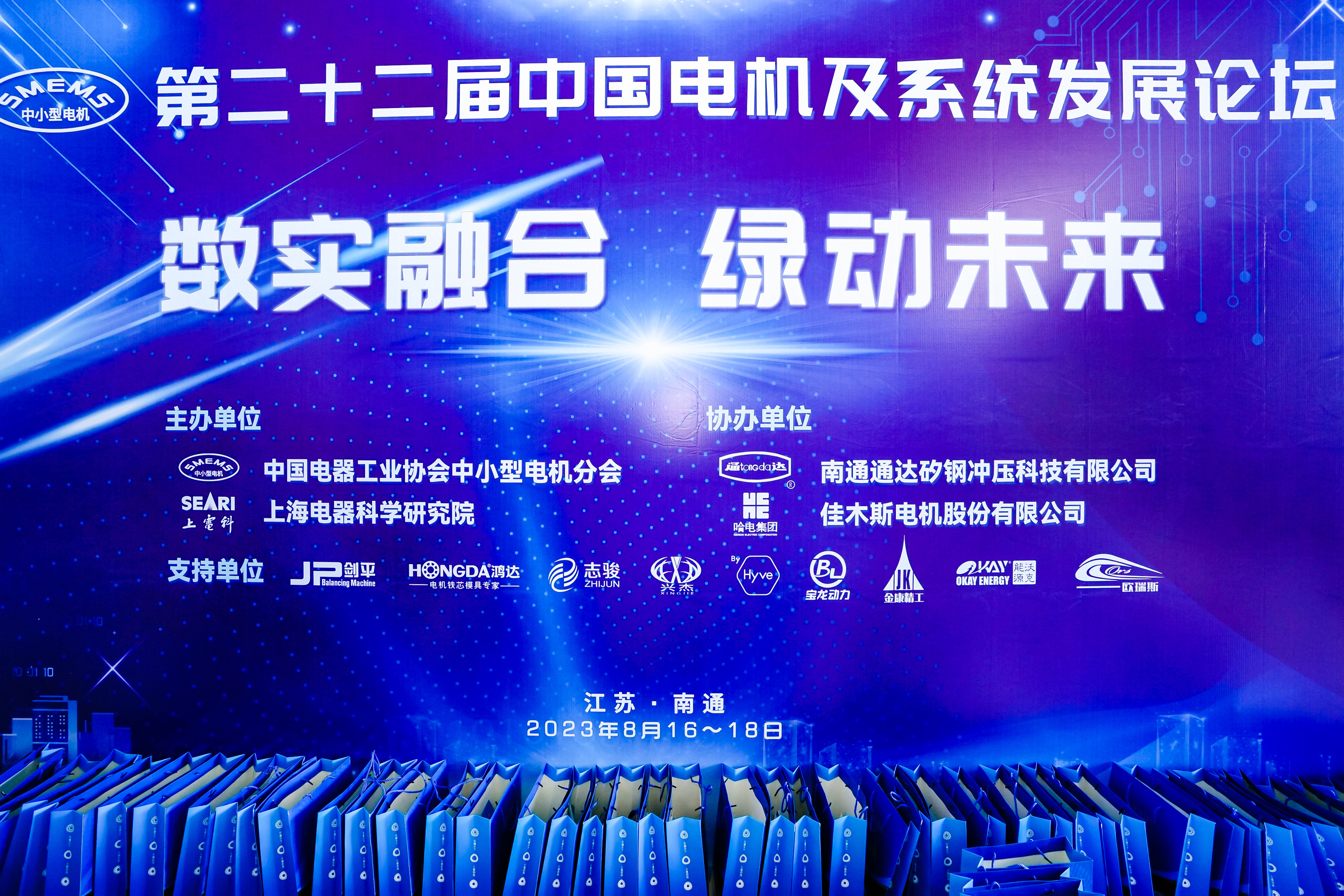 第二十二届中国电机及系统发展论坛现场